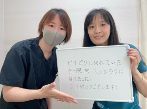 ご利用者様との喜びの写真